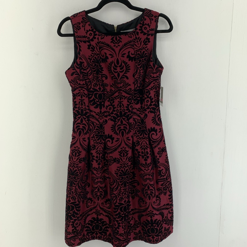 Velvet Cutout Womens 10 Pleated Dress Whimsigoth Dark Moody Grunge Goth Cottage